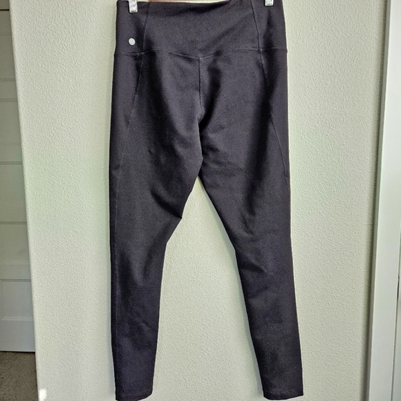 Zella Black High-Waisted Leggings, Size Large - Picture 2 of 4